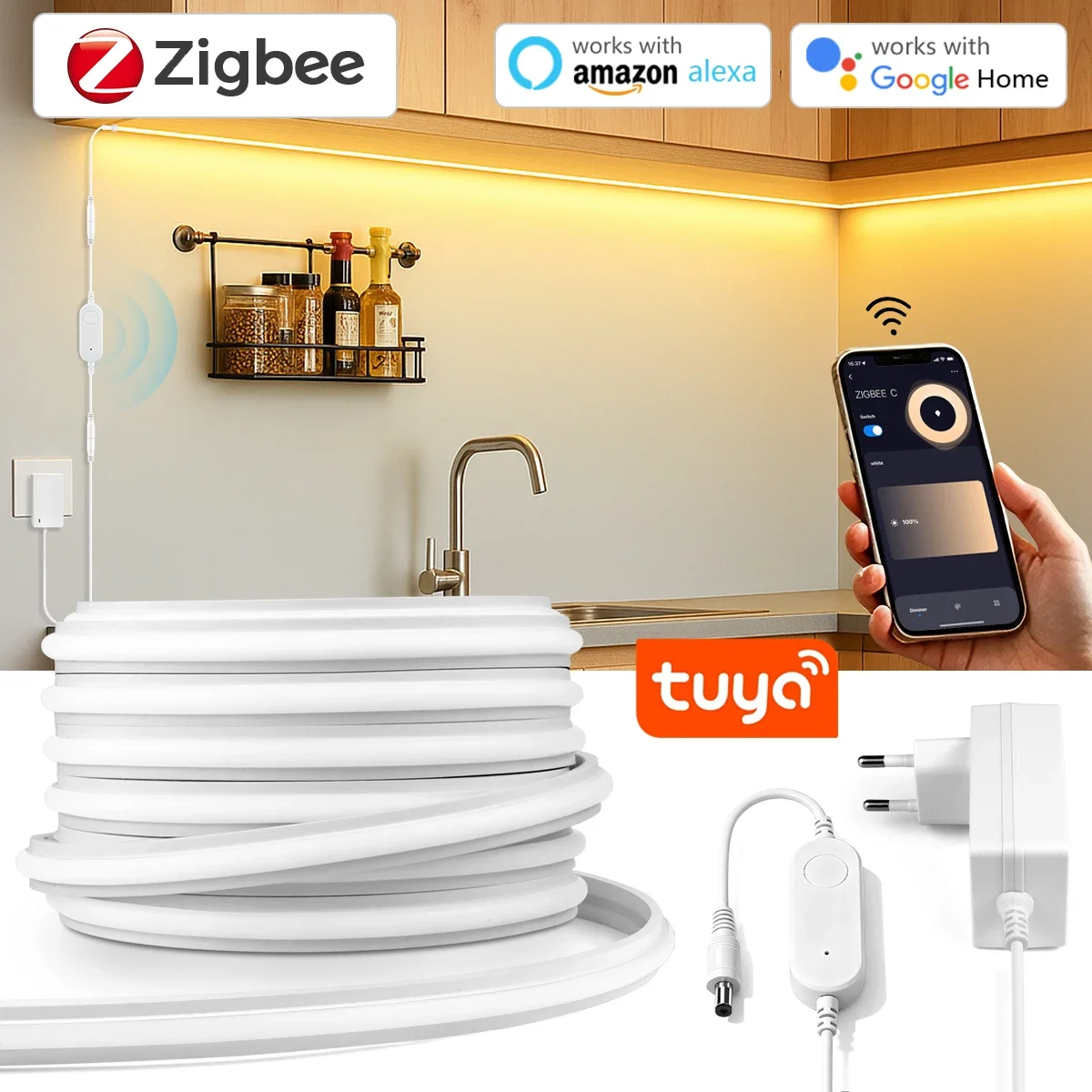 Zigbee Coordinator Stick - Zigbee 3.0 24V Neon LED Strip