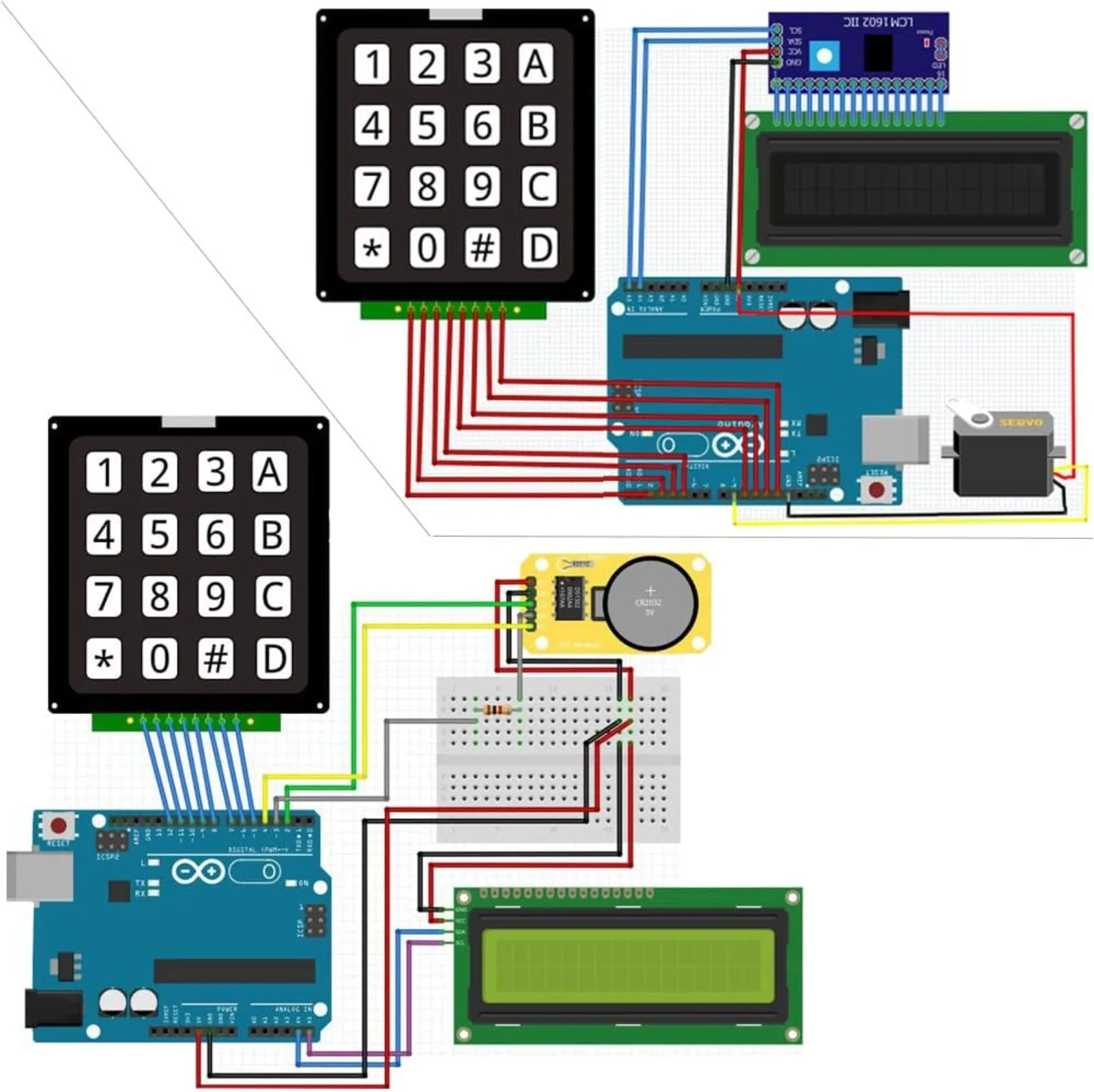 4x4 Matrix Membrane Keypad 16  - đánh giá và giá Home Automation Arduino