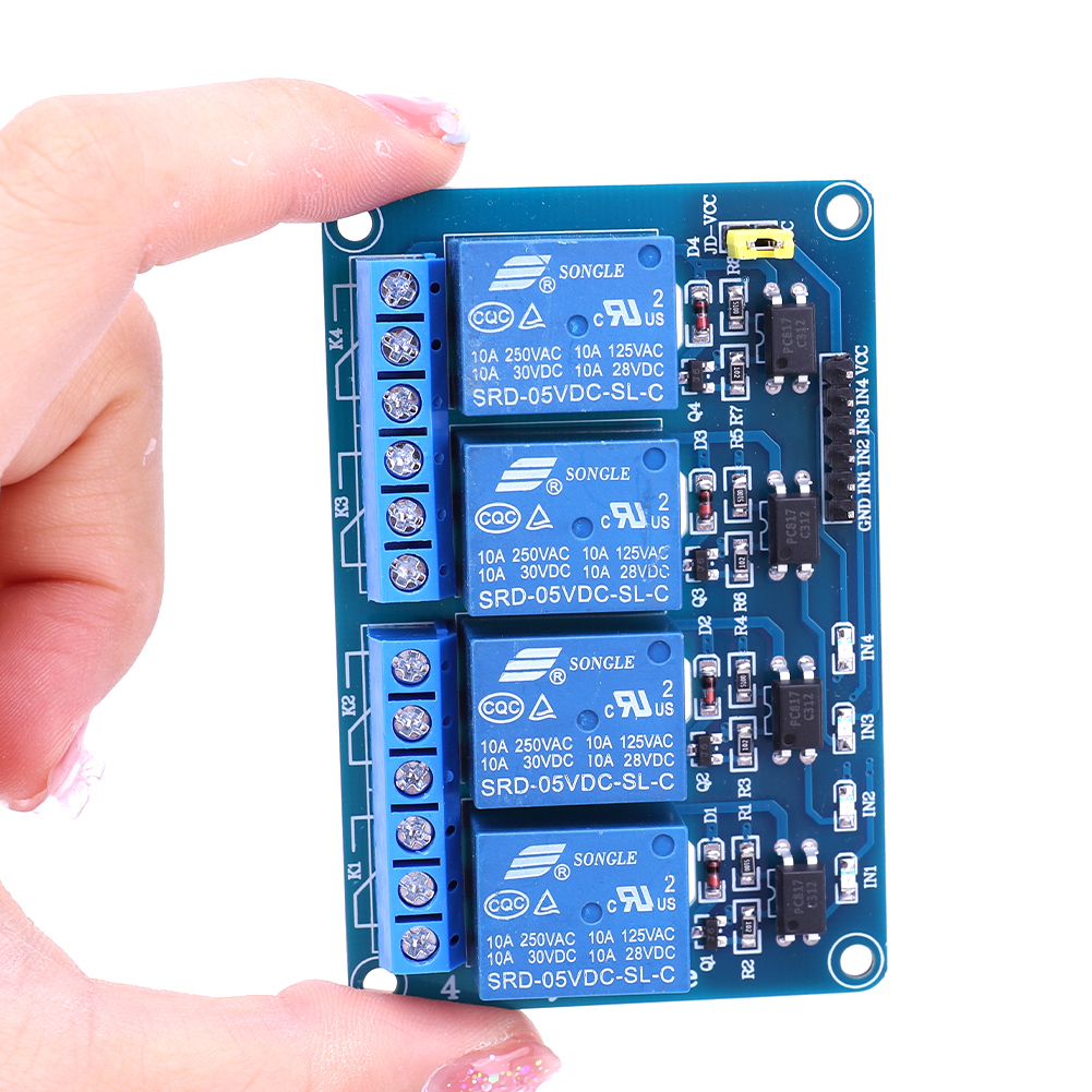 5V 12V 4 Channel Relay Board w - đánh giá và giá Home Automation Arduino