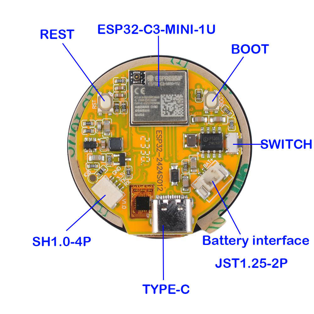 ESP32 Display 1.28 inch ESP32- - đánh giá và giá Home Automation Arduino