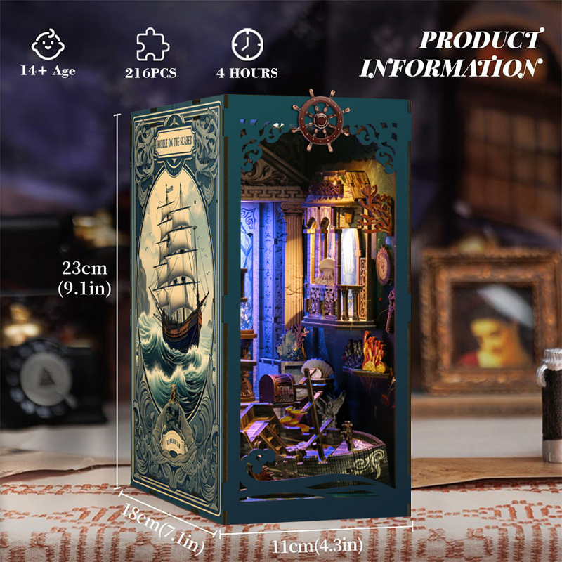 3D Wooden DIY Bookend Puzzle H - đánh giá và giá Smart Home Automation Diy