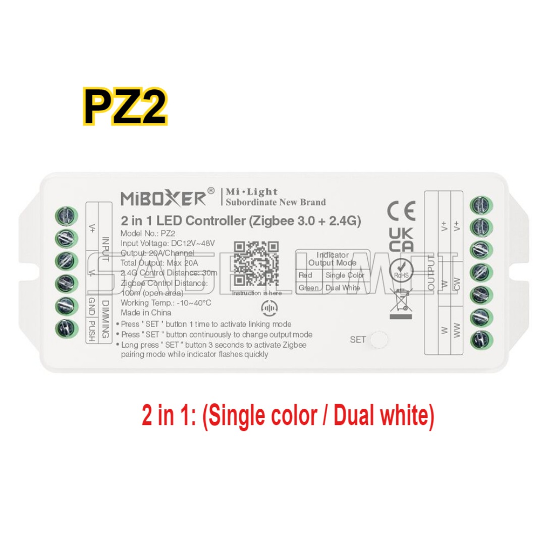 2IN1-PZ2/ 5IN1-PZ5 Miboxer DC1 - đánh giá và giá Zigbee Coordinator Stick