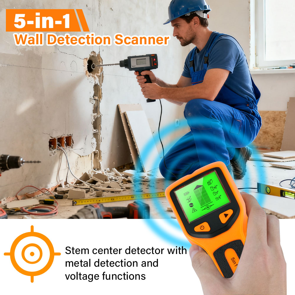 Wall Stud Detector 5 in 1 Hand - đánh giá và giá Water Leak Detector Wired