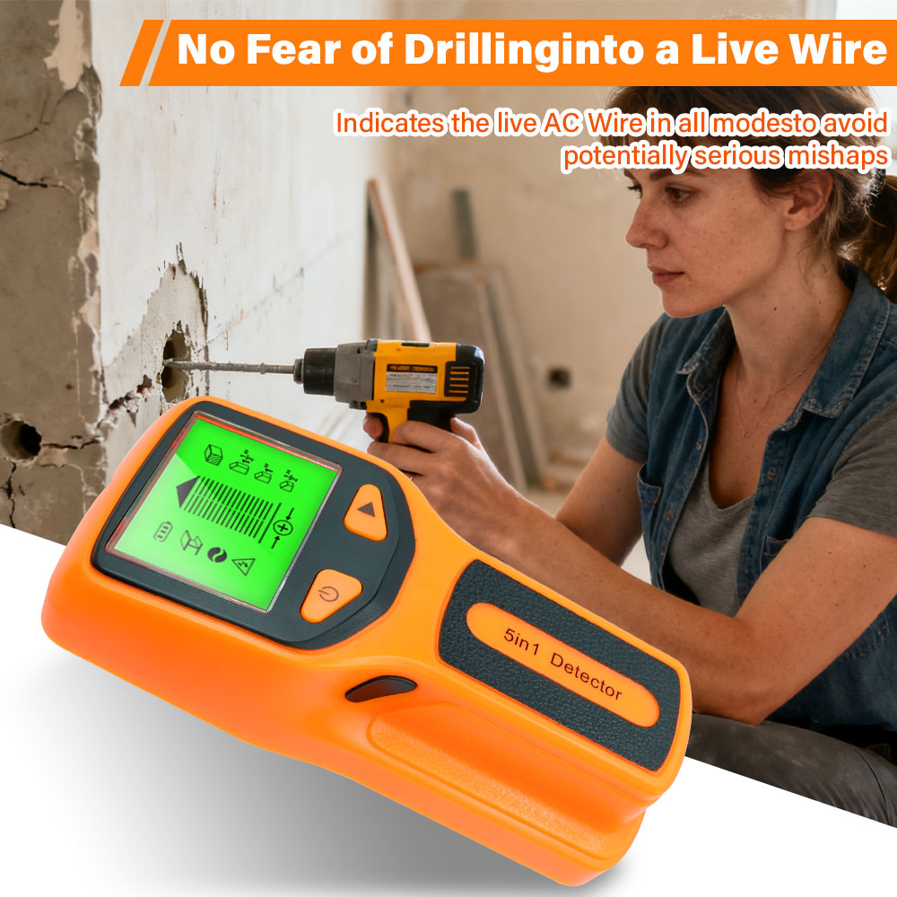 Wall Stud Detector 5 in 1 Hand - đánh giá và giá Water Leak Detector Wired