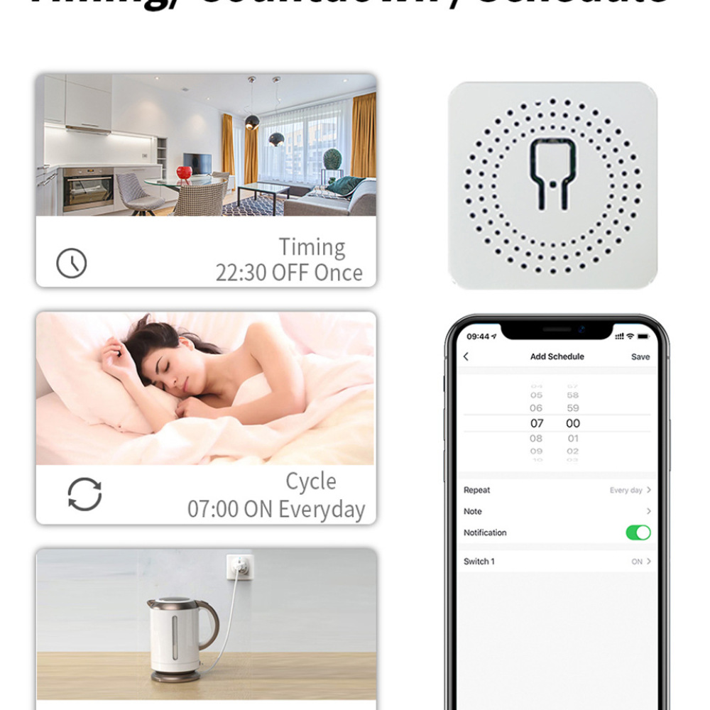 Smart Home WiFi Switch Module  - đánh giá và giá Diy Smart Home Automation Devices