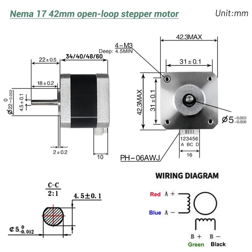 Nema17 Stepper Motor 42 Motor  - đánh giá và giá Diy Automation
