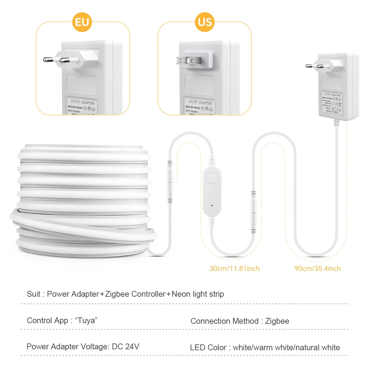 Zigbee 3.0 24V Neon LED Strip  - đánh giá và giá Zigbee Coordinator Stick